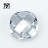 Piedra de zirconia cúbica sintética color blanco talla princesa cuadrada