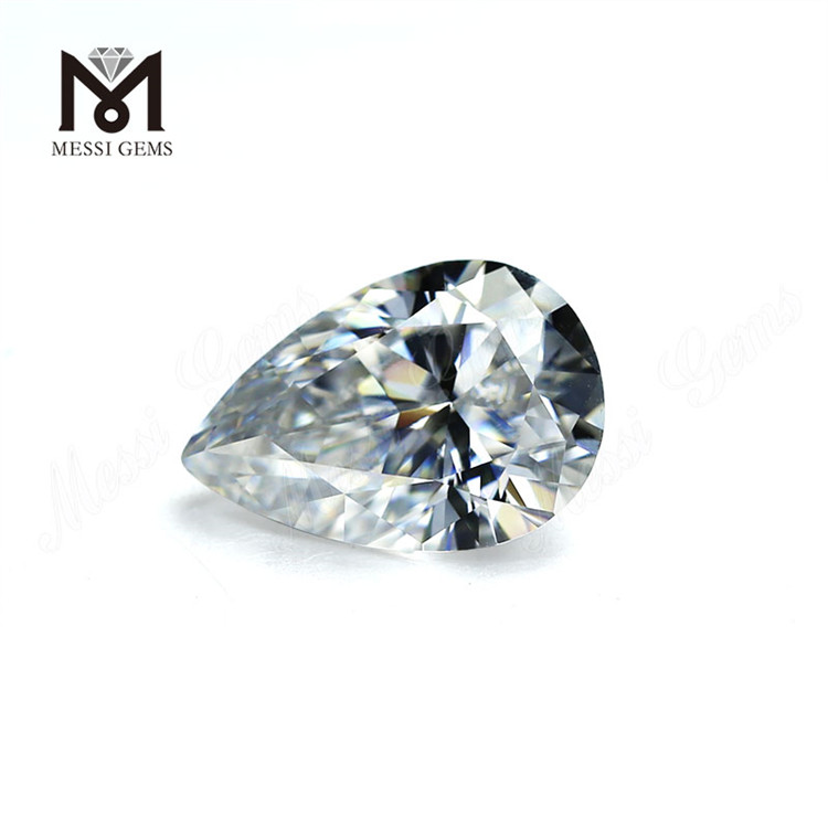 PS Corte 10 * 12 mm color blanco precio de fábrica Moissanite sintético