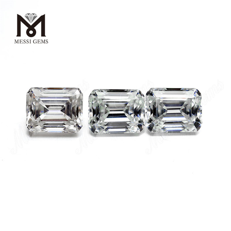 Precio al por mayor DEF 12 * 16 mm OCT Moissanite sintético cortado