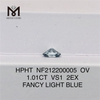 NF212200005 OV 1.01CT VS1 2EX FANCY AZUL CLARO Diamantes de laboratorio HPHT