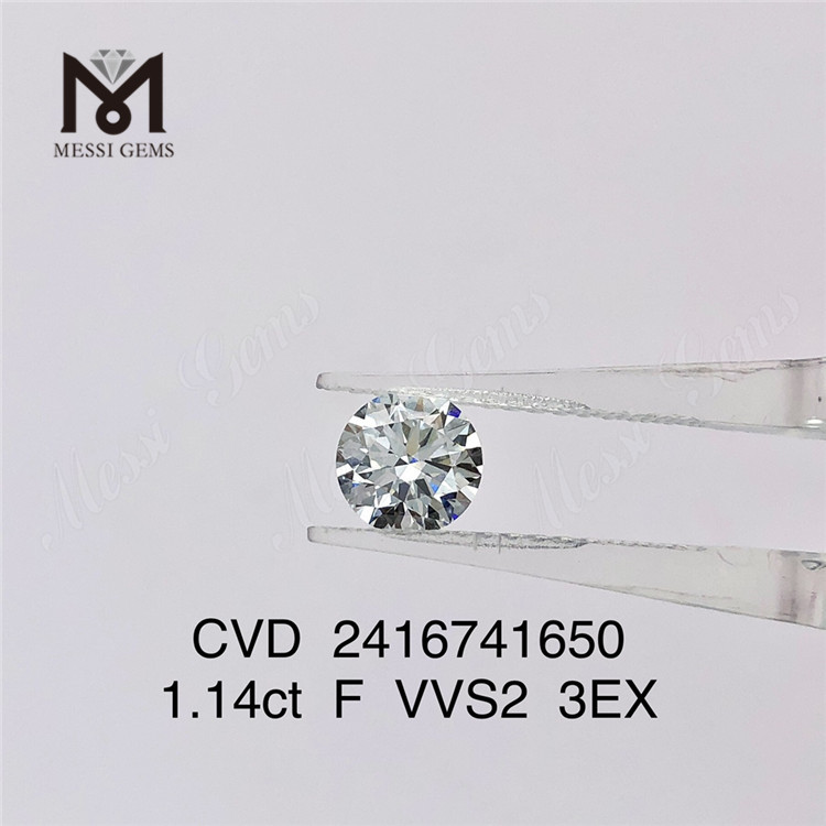 1.14ct F lab diamante VVS 3EX cvd diamante en oferta
