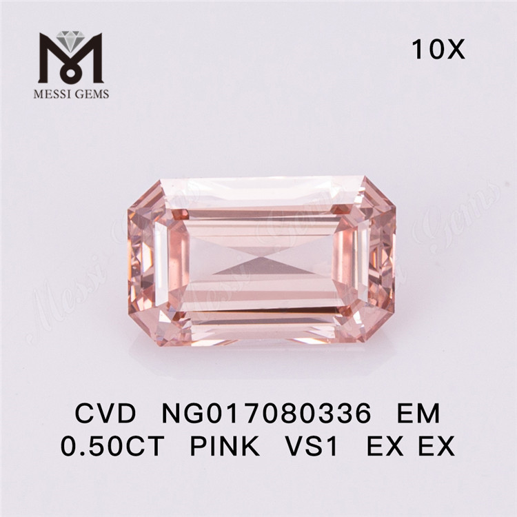 NG017080336 EM 0.50CT PINK VS1 EX EX Diamante de laboratorio CVD