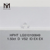 1.50CT D VS hpht diamante EX precio de fábrica de diamantes de laboratorio
