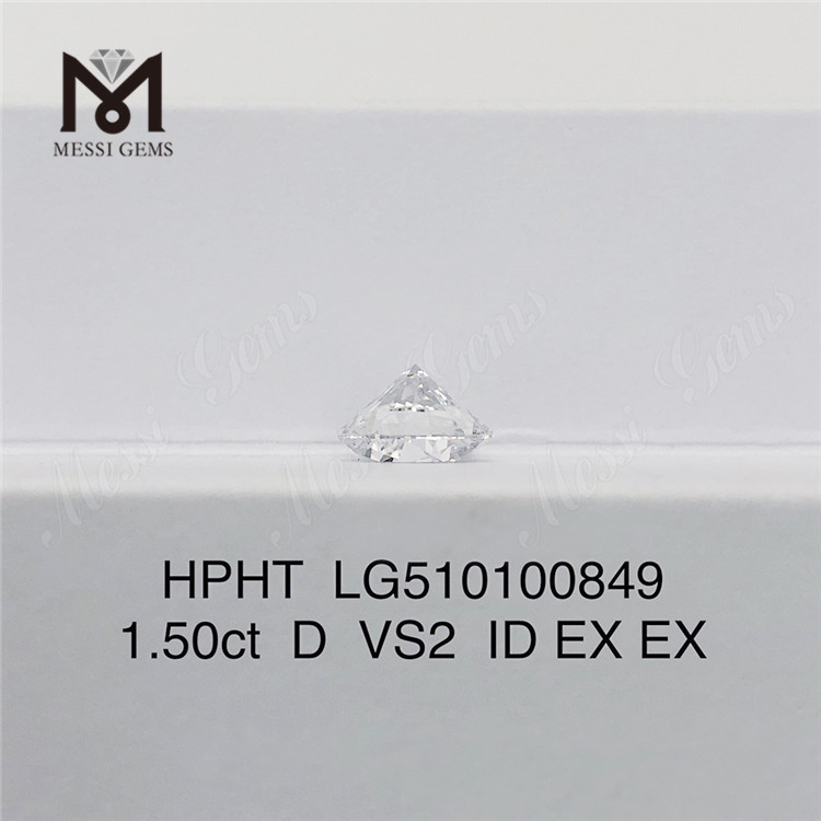 1.50CT D VS hpht diamante EX precio de fábrica de diamantes de laboratorio