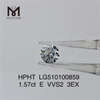 Diamante de laboratorio hpht redondo E vvs de 1,57 quilates Diamante de laboratorio 3EX en oferta