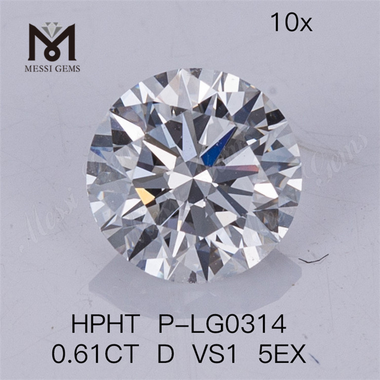 Diamante de laboratorio HPHT 0.61CT D VS1 5EXLab Diamonds