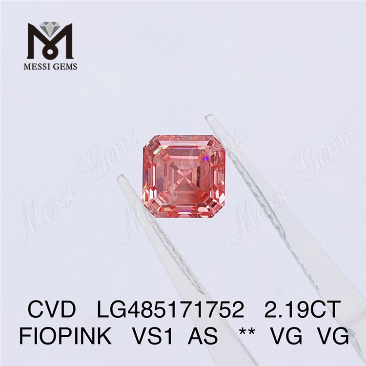 2.19CT FIOPINK VS1 AS VG VG diamante de laboratorio al por mayor CVD LG485171752