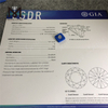 1.01CT D VS2 3EX Diamante de laboratorio suelto redondo HPHT