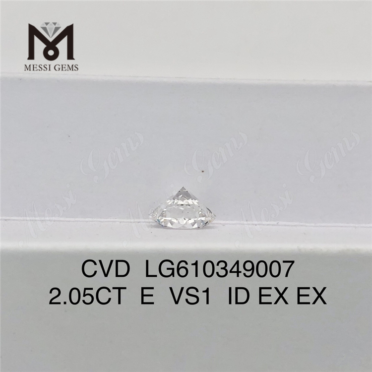 2.05CT E VS1 ID mejor precio en diamantes cultivados en laboratorio CVD丨Messigems LG610349007