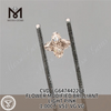 Diamante cultivado suelto con forma de flor rosa claro de 1,00 quilates VS1 CVD LG647442204