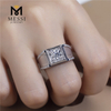 Alianzas de boda para chicos con diamantes cultivados en laboratorio de 8,6 g en oro blanco de 18 quilates Su pareja con estilo para toda la vida