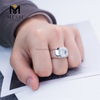 Anillo solitario de diamantes de laboratorio de 3 quilates Alianzas de boda para hombres Símbolos de compromiso para toda la vida