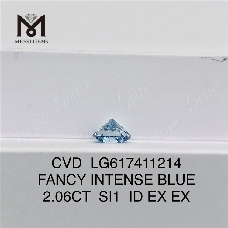 2.06CT SI1 FANCY INTENSE BLUE diamante cultivado en laboratorio CVD LG617411214