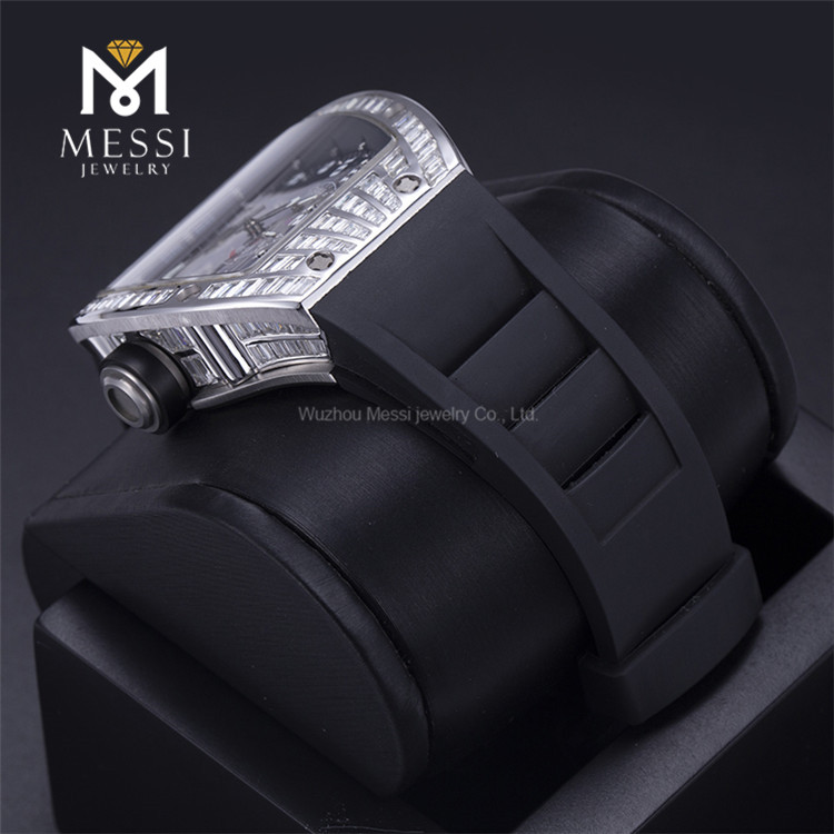 reloj moissanita para hombre