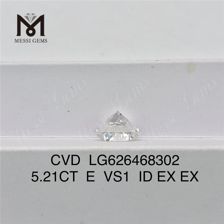 5.21CT E VS1 ID CVD Diamantes fabricados en laboratorio LG626468302 丨Messigems