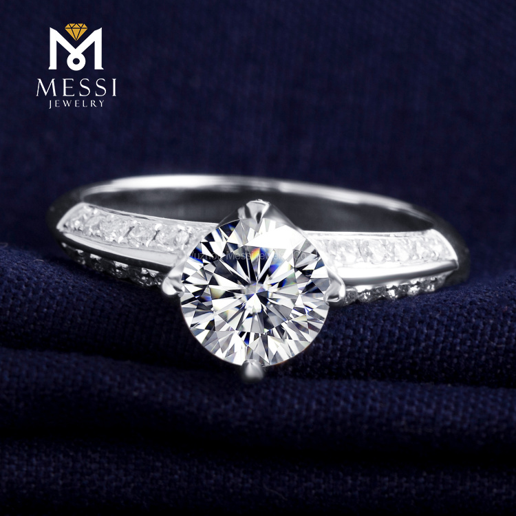 anillo de bodas de diamantes de moda para mujer