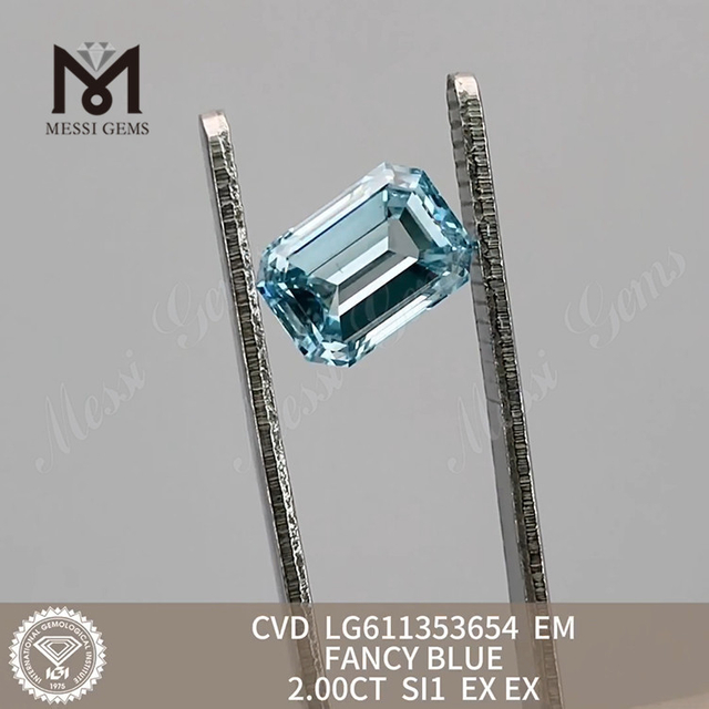 2.00CT SI1 EM FANCY BLUE Cvd Diamante Precio por quilate Precio LG611353654 