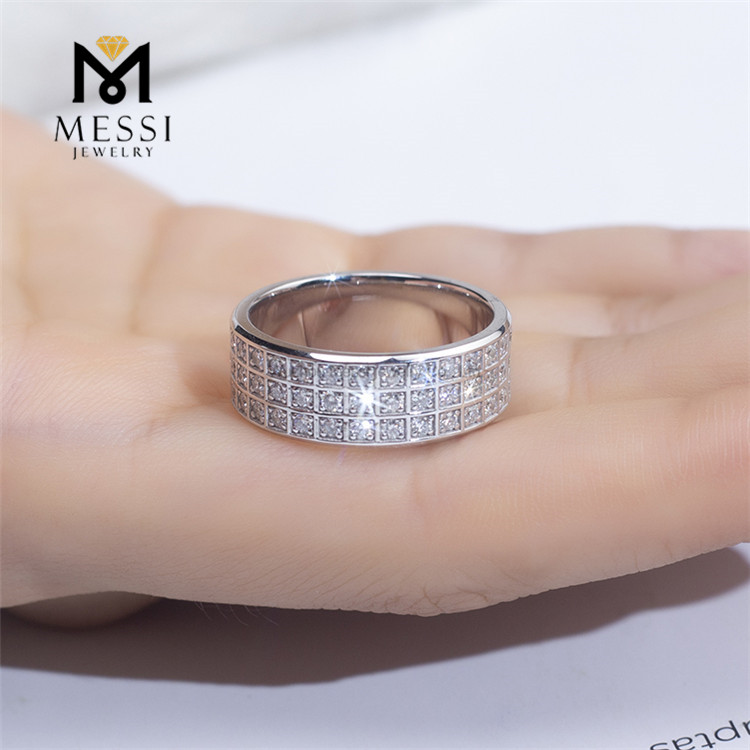 anillo de diamantes para hombre