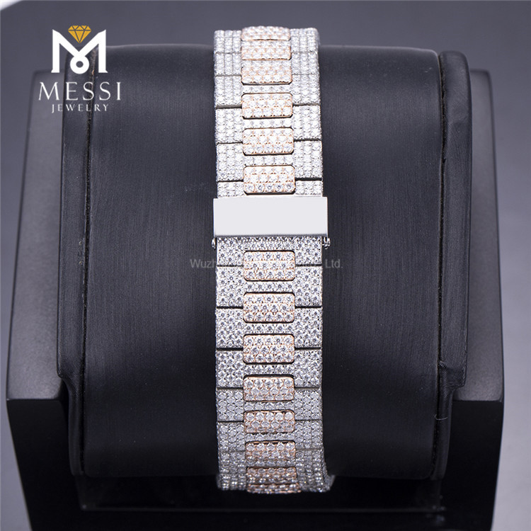 relojes moissanite para hombre helados