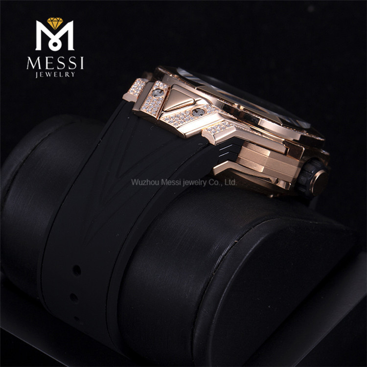 relojes moissanita para hombre