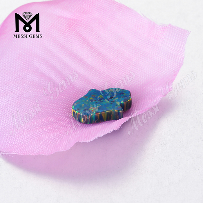OP69 11x13mm sintético hamsa cuentas de ópalo precio para la fabricación de joyas