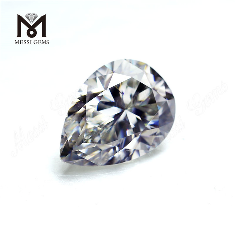 PS Corte 10 * 12 mm color blanco precio de fábrica Moissanite sintético