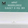 0.815 quilates D/VS2 diamantes redondos hechos en laboratorio precio 3EX