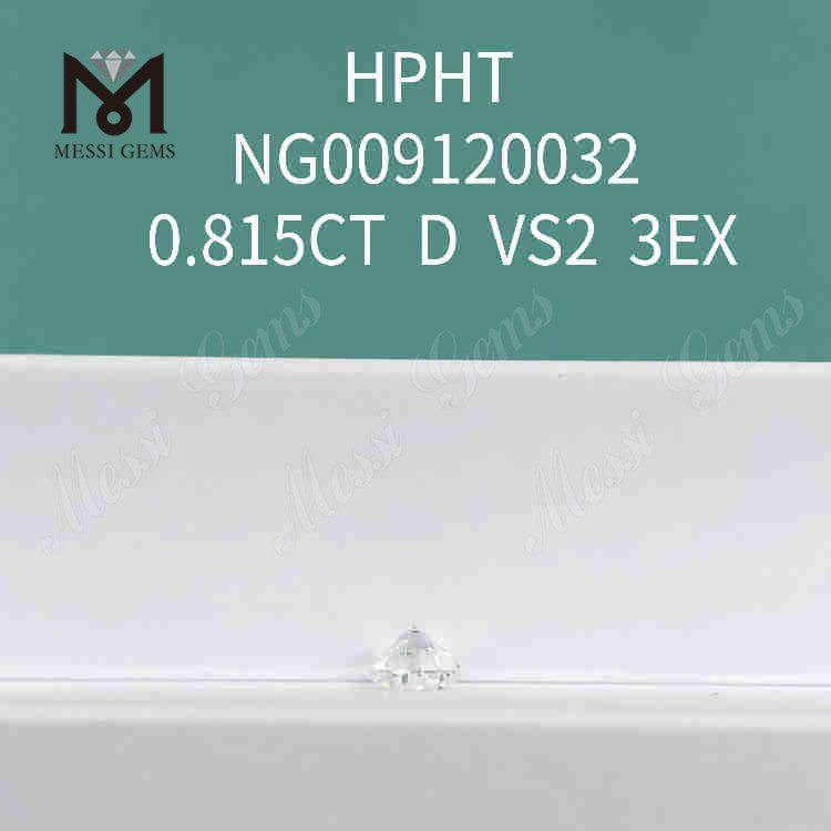 0.815 quilates D/VS2 diamantes redondos hechos en laboratorio precio 3EX