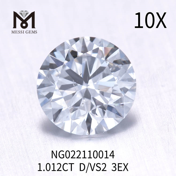 D Color 1.012ct EX CUT Diamantes cultivados en laboratorio sueltos al por mayor VS2