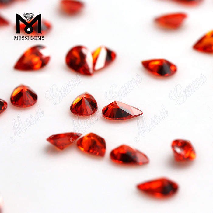 comprar piedra preciosa de zirconia cúbica naranja suelta en línea