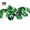 Venta al por mayor de piedras preciosas sueltas de CZ verde redondas de 8 mm de piedra de circonio cúbico sintético