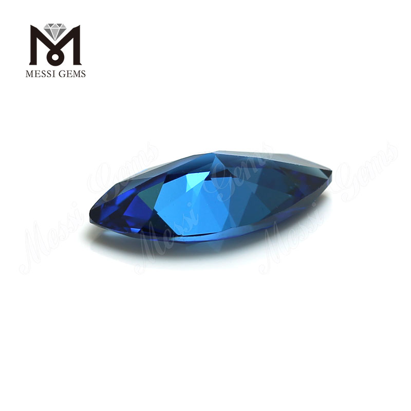Marquesa de alta calidad Forma 7x14mm Topacio azul CZ Precio de piedra de zirconia cúbica