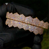 Grillz de dientes de oro de 18 quilates Grillz de dientes de diamante Moissanite