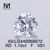 1.01 quilates F VS1 Redondo IDEAL diamantes baratos creados en laboratorio