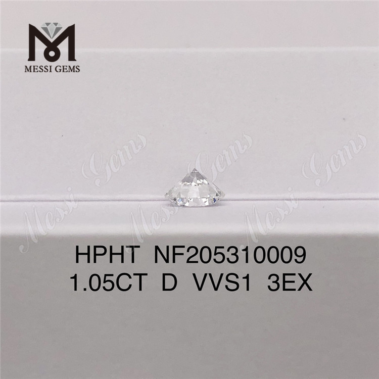 1.05CT D VVS1 3EX Precio de fábrica de diamantes de laboratorio redondos sueltos brillantes 