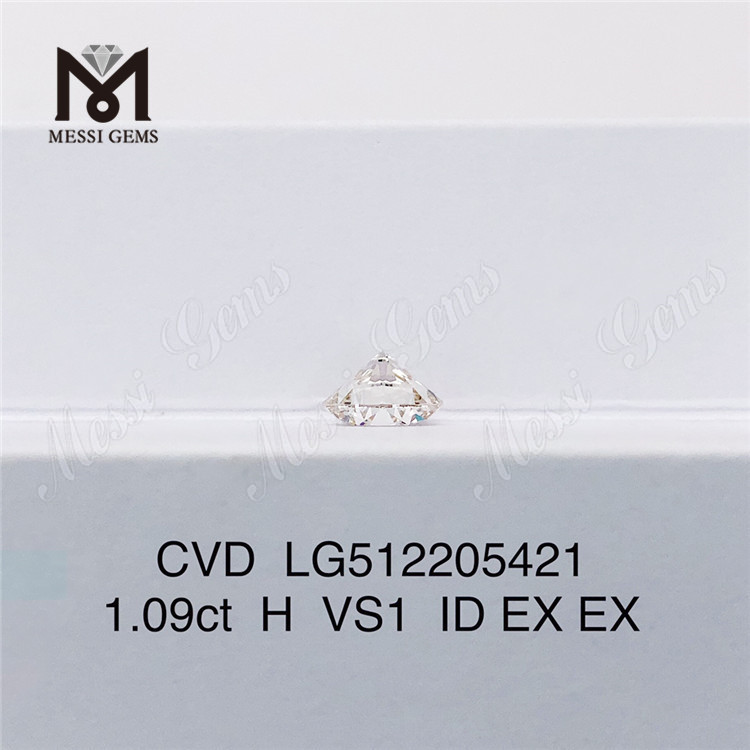 Diamante de laboratorio H de 1,09 quilates frente a precio de fábrica de diamantes cvd sueltos
