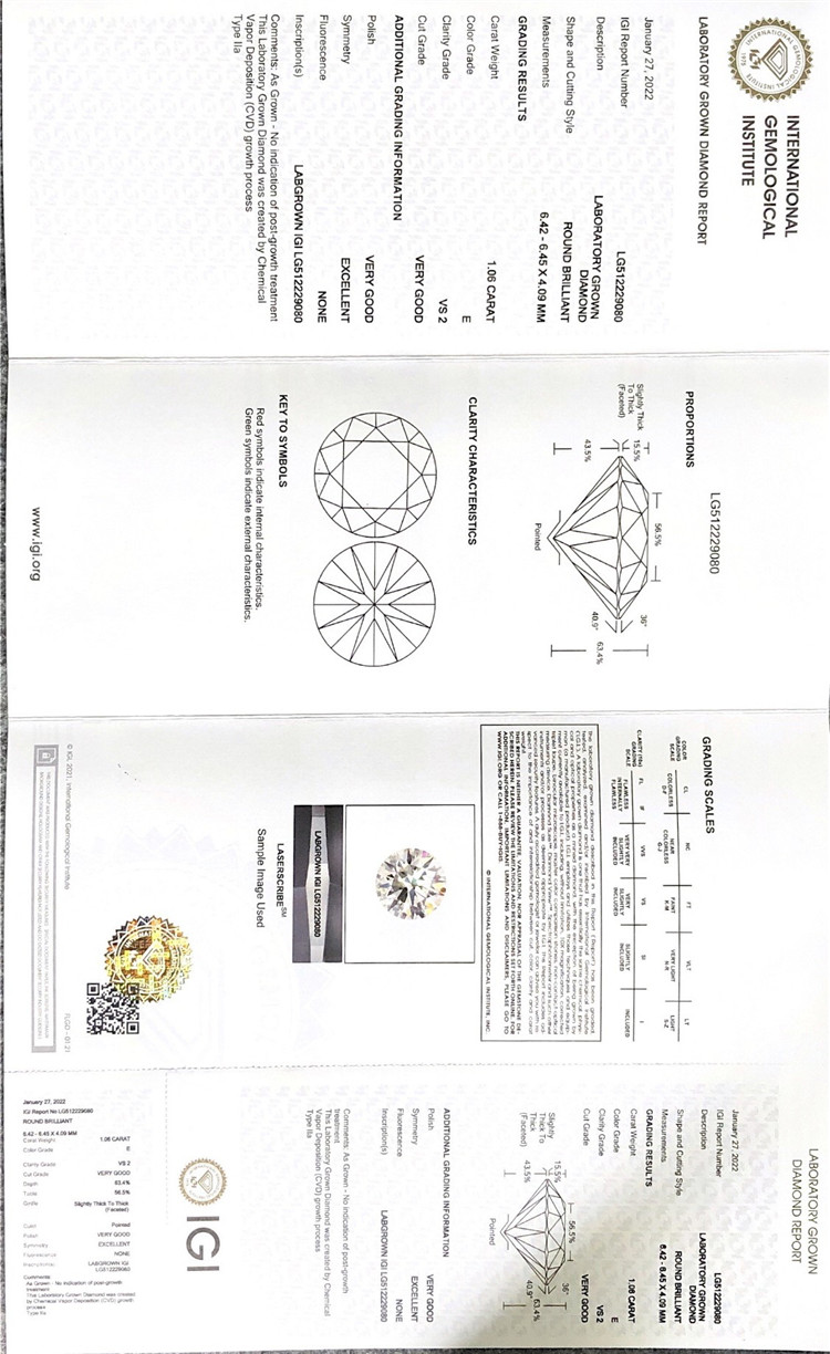diamante de laboratorio