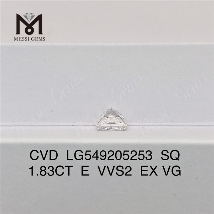 1.83ct SQ corte E VVS2 EX VG diamantes fabricados cuestan precio al por mayor en oferta
