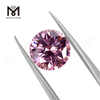 Certificado GRA Calidad superior 1 quilate Precio al por mayor Piedra preciosa de forma redonda de moisonita rosa para joyería