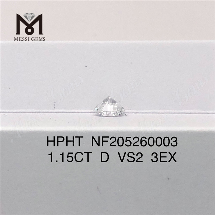 1,15 quilates D VS2 3EX precio de fábrica sueltos redondos brillantes mejores diamantes creados en laboratorio en línea
