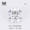 Diamante redondo de 1,09 quilates hecho por el hombre D VVS1 3EX Diamante Cvd al por mayor
