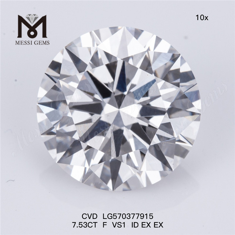7.53CT F VS1 ID EX EX precio diamante cultivado en laboratorio CVD LG570377915