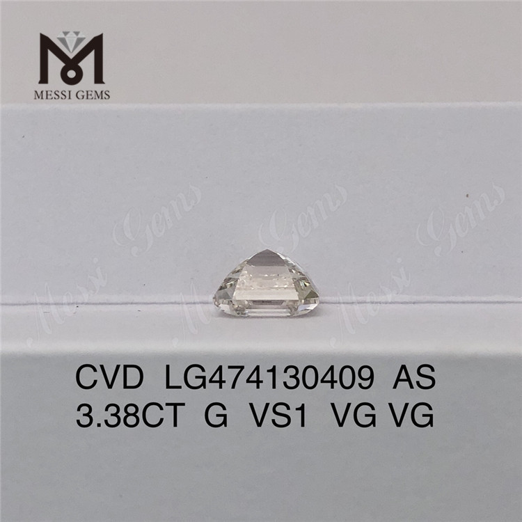 3.38ct COMO 3ct diamante sintético barato cvd diamante precio al por mayor