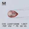 1.29CT FDP VS2 PE GD VG diamante cultivado en laboratorio CVD LG497143088