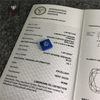 1.09CT CUADRADO FANCY BLUE VVS2 EX VG diamante de laboratorio CVD LG519271080 