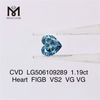 1.19ct Corazón FIGB VS2 VG VG diamantes de colores sintéticos CVD LG506109289