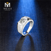Nuevo diseño, precio al por mayor, plata de ley 925, joyería, moissanita, anillos de hombre para boda