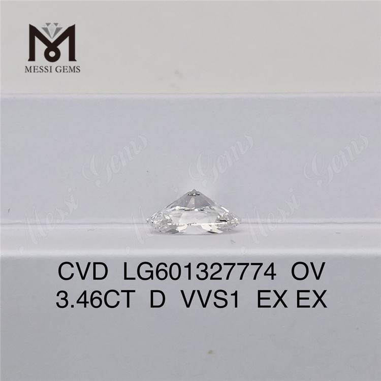 3.46CT D VVS1 ov cvd diamante en línea LG601327774 
