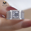 Alianzas de boda para chicos con diamantes cultivados en laboratorio de 8,6 g en oro blanco de 18 quilates Su pareja con estilo para toda la vida