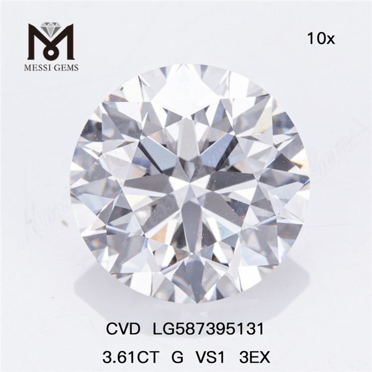 3.61CT G VS1 3EX CVD Diamantes El secreto del diseñador para crear joyas impresionantes LG587395131 丨Messigems